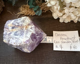 Chevron Amethyst Raw Standing Point #4