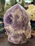 Chevron Amethyst Raw Standing Point #2