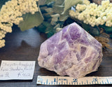 Chevron Amethyst Raw Standing Point #3