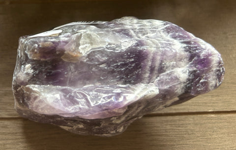 Chevron Amethyst Polished Point #2