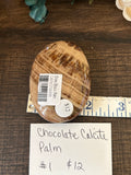 Chocolate Calcite Palm #1