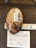 Chocolate Calcite Palm #3