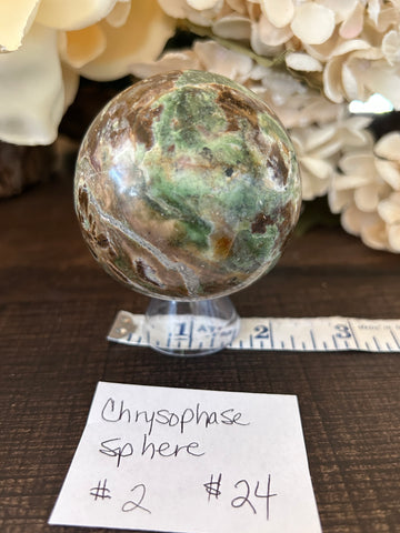 Chrysoprase Sphere #2