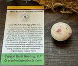 Cinnabar Quartz Tumbled Pocket Stone