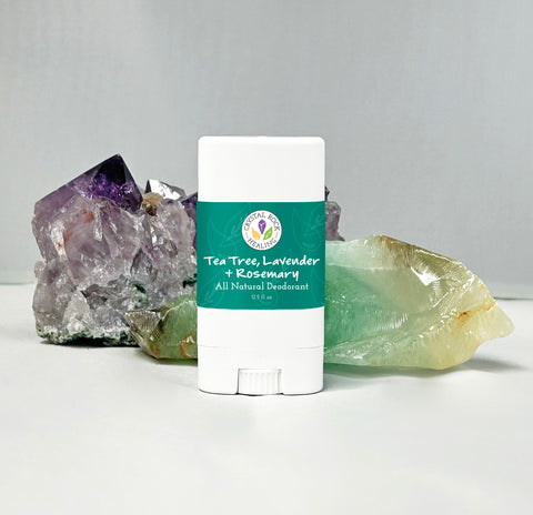 All Natural Deodorant Tea Tree, Rosemary, Lavender .5oz