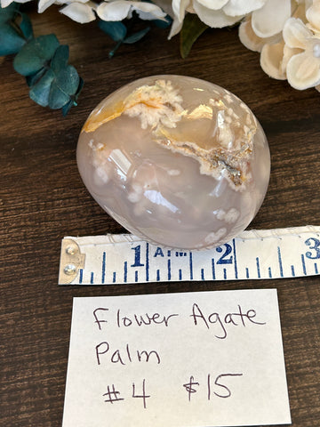 Flower Agate Palm #4