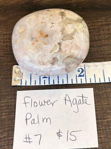 Flower Agate Palm #7