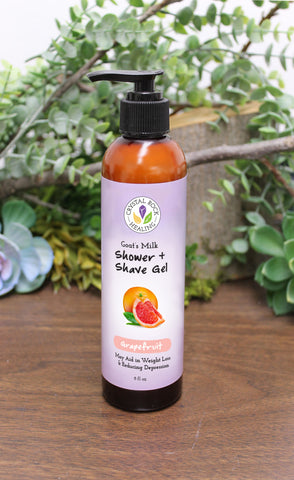 Goat's Milk Shower & Shave Gel - Grapefruit 8oz