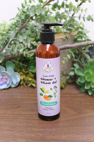 Goat's Milk Shower & Shave Gel - Peacefulness 8oz