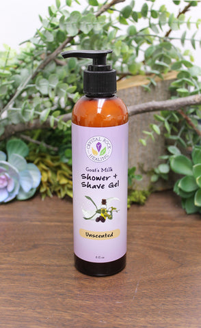 Goat's Milk Shower & Shave Gel - Unscented 8oz
