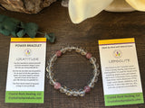 Power Bracelet Gratitude- Lepidolite