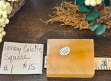 Honey Calcite Square #1