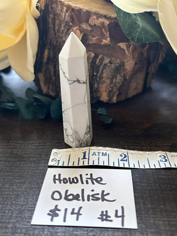 Howlite Obelisk Tower #4