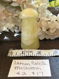Lemon Calcite Mushroom #2