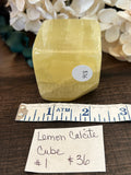 Lemon Calcite Cube #1