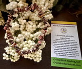 Natural Stone Chip Bracelet 7.5 inch stretch-Leopard Jasper