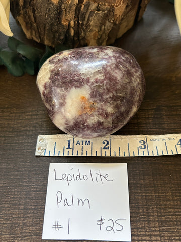 Lepidolite Palm #1