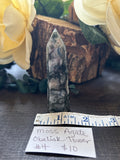 Moss Agate Obelisk Tower #4