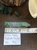 Moss Agate Obelisk Tower #6