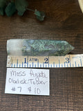 Moss Agate Obelisk Tower #7