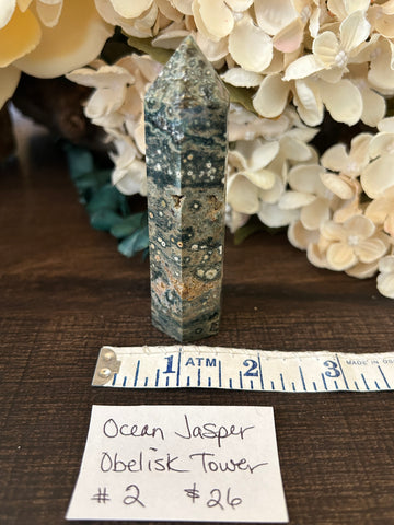 Ocean Jasper Obelisk Tower #2