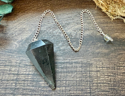 Black Agate Pendulum