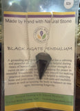 Black Agate Pendulum