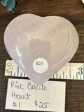 Pink Calcite Heart #1
