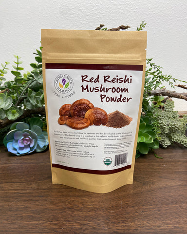 Red Reishi Mushroom Powder 1 oz Organic
