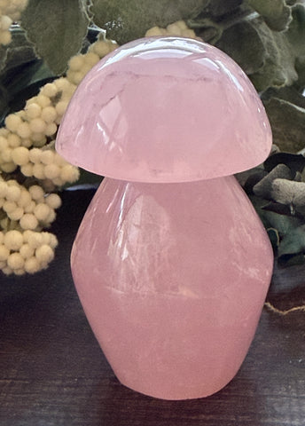 Rose Quartz Mushroom #1