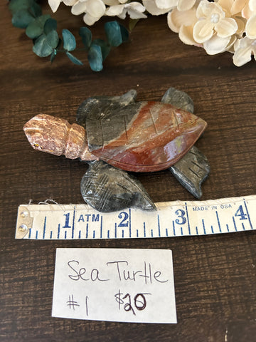 Soapstone Sea Turtles #1