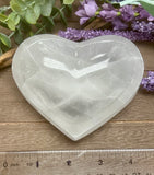 Selenite Round Bowl 4"