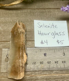 Selenite Hourglass #4