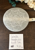 Selenite Charger Round with OM