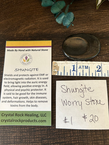 Shungite Worry Stone #1