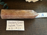 Strawberry Quartz Obelisk Tower #2