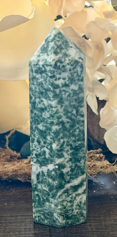 Tree Agate Obelisk Tower #1