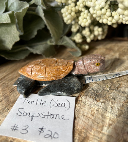 Soapstone Turtle #3