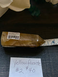 Yellow Fluorite Obelisk Tower #2