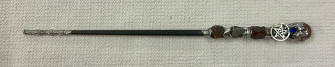 Carnelian Pentacle Magic Wand
