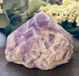 Chevron Amethyst Raw Standing Point #3