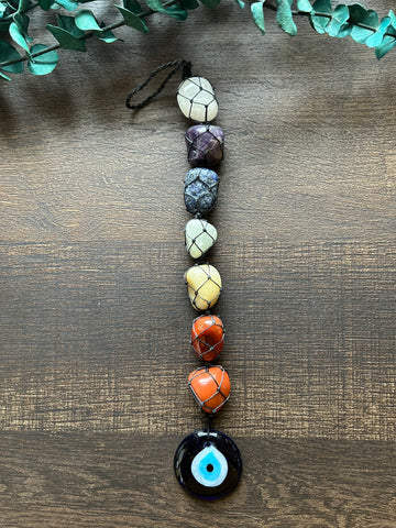 Evil Eye 7 Chakra Hanger