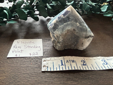 Fluorite Raw Standing Point #1