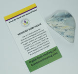 Agate Medicine Bow Pocket Stone