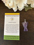 Amethyst Angel Pendant