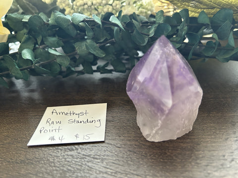 Amethyst Raw Standing Point #4