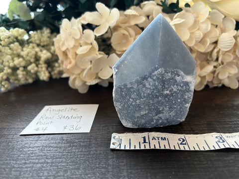 Angelite Raw Standing Point #4