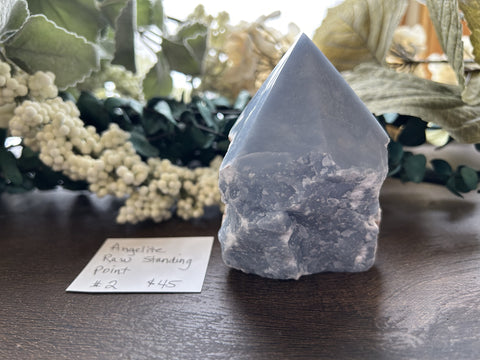 Angelite Raw Standing Point #2