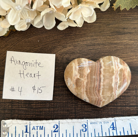 Aragonite Heart #4