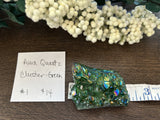 Aura Quartz Green Cluster #1